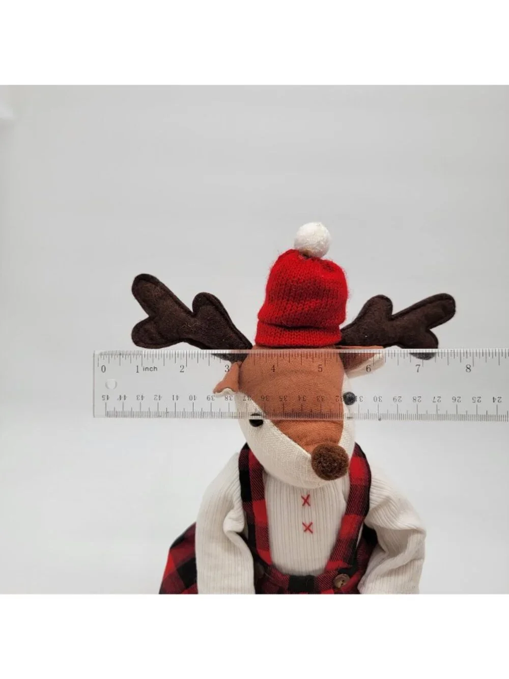 Pier 1 Imports Weighted Reindeer Christmas Decoration